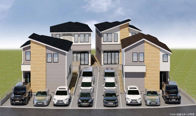 【外観パース】 | 大和市福田11期 新築戸建 全4棟