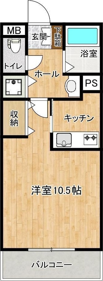 ウイングス7番館の間取り