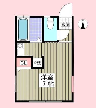 ルティレ浦和　旧プリティーハイツの間取り