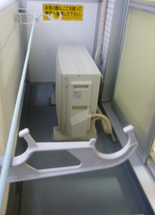 横浜市港南区上永谷２丁目の賃貸マンションのバルコニー