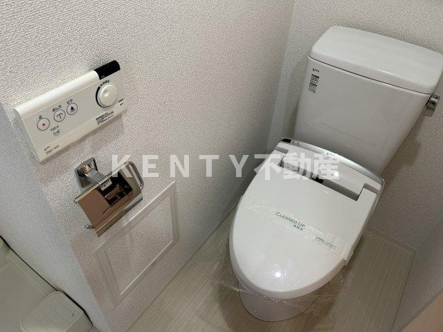 【トイレ】 | プレミアムキューブ大森本町 | ゆったりとした空間のトイレです