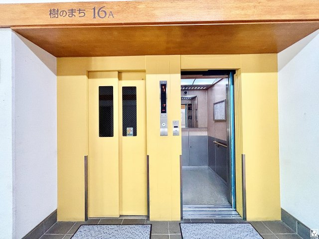武庫川樹のまち第一第一六号棟のその他共用部分|複数基のエレベーターを設置。ゆとりある共用設計で、快適な住まいへのアクセスをスムーズに。