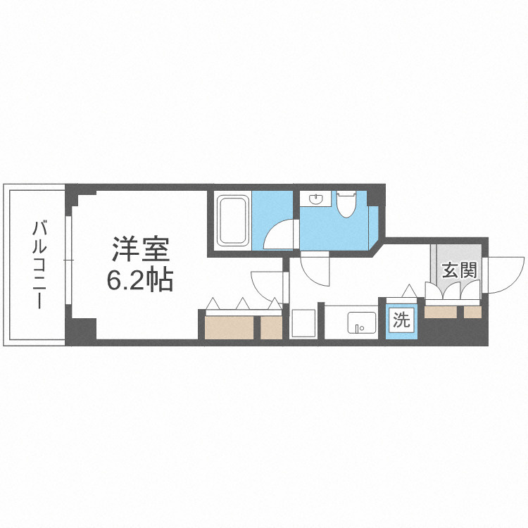 セイワパレス長堀南の間取り