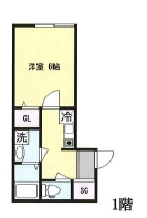 ブラン霞の間取り|２階・３階はバルコニー有