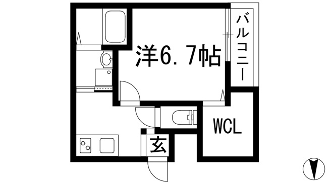 【間取り】 | フジパレス甲東園2