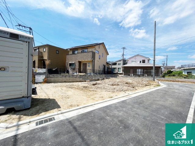 生駒市萩原町　第1期　新築一戸建ての外観|現在はこんな感じです。完成までが待ち遠しいですね。