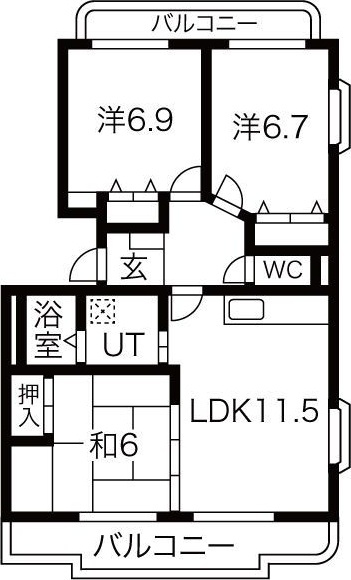 千寿MSAの間取り
