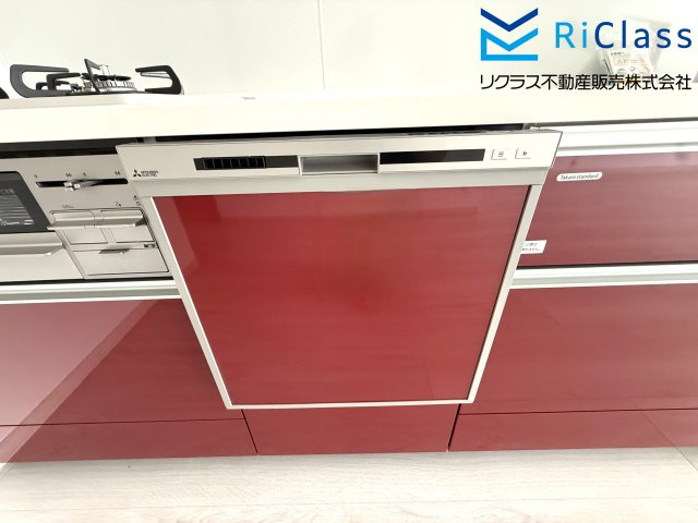 新築未入居　神戸市兵庫区上祇園町2-27　のキッチン|食洗器付きです