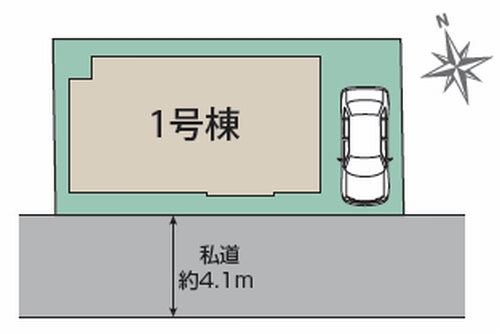 【区画図】 | 【仲介手数料０円】茅ヶ崎市高田2丁目　新築一戸建て | 茅ヶ崎市高田2丁目　新築一戸建て