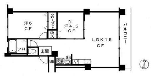 第二松原ビルの間取り