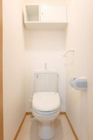 グランデイデアーレＣのトイレ|ゆったりとした空間のトイレです
