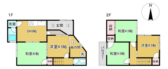 深草フケノ内町　貸家