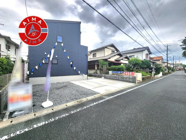 筑紫野市下見第1-1棟（1号棟）の前面道路含む現地写真|見学の時間などお気軽にお問い合わせ下さい。