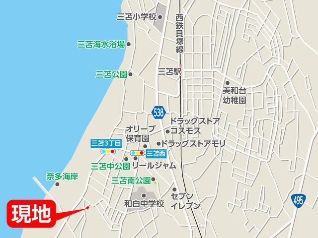 福岡市東区三苫２丁目の新築一戸建の地図| 