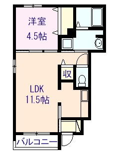 【間取り】 | フォンターナ西大路