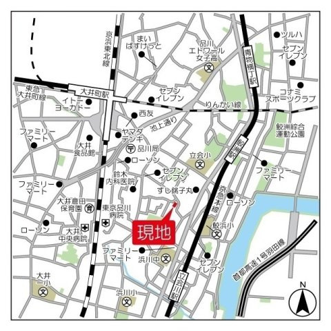 【地図】 | エスタート大井町フォレスト