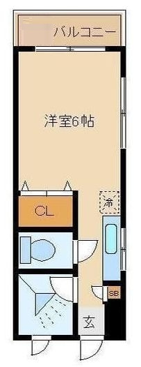 メゾンＴＯの間取り|間取りです。