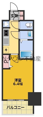 【間取り】 | プレサンス新栄アーバンフロー | 間取りです。