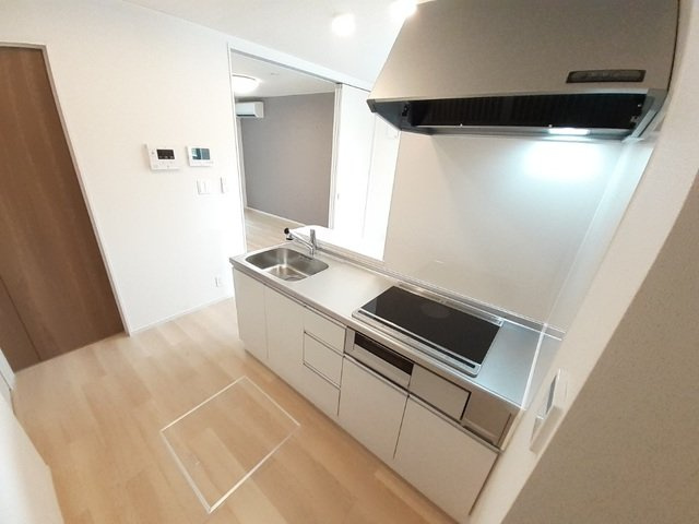 グレイス行橋西泉のキッチン|きれいなキッチンです