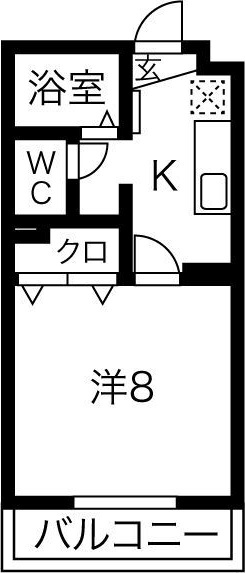 楪の間取り