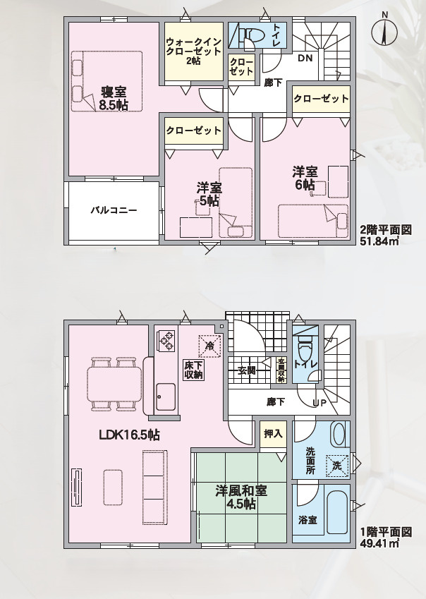 新築戸建　沼津市西熊堂第3　全5棟　1号棟