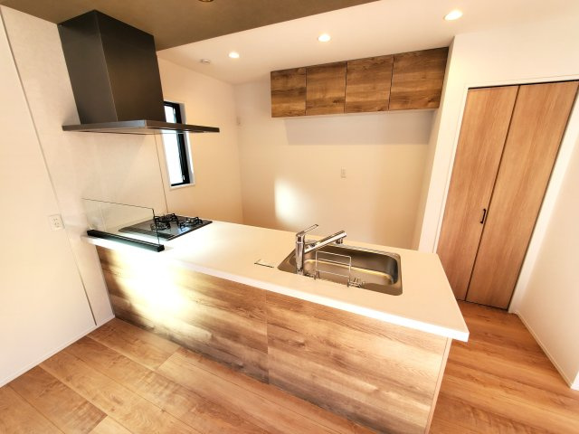 八潮市　木曽根　新築戸建　全1棟のキッチン|施工例です