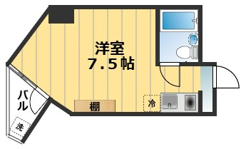 ハイツウエストロードの間取り