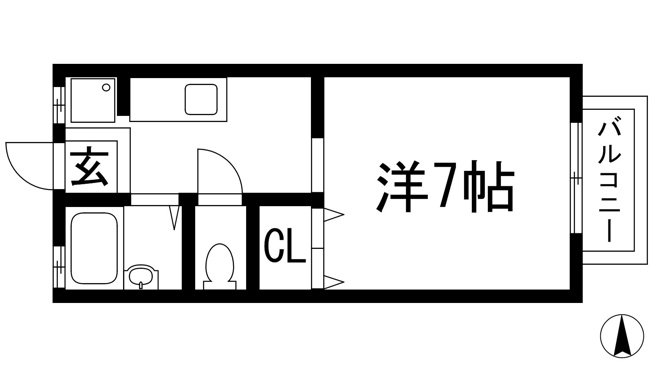 【間取り】 | エスペーロ甲東1