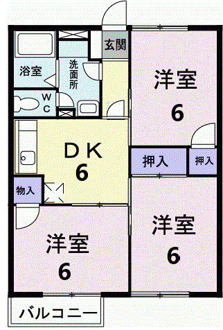 スカイタウンの間取り