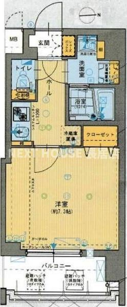 W-STYLE大阪谷町の間取り