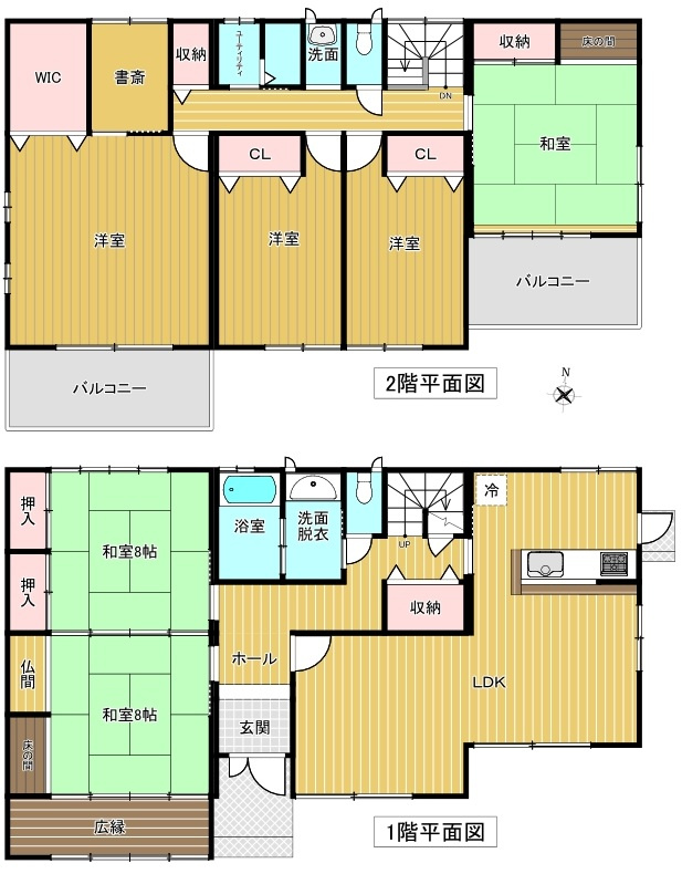 津市白山町山田野字口大山の間取り