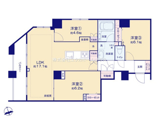【間取り】 | ロワール東中神