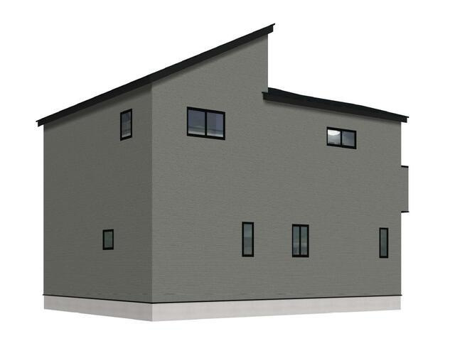 佐賀市高木瀬町大字東高木の新築一戸建の外観パース| 