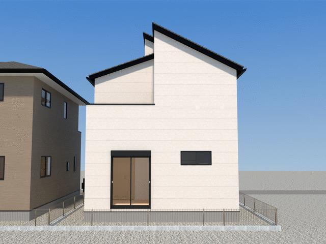 佐賀市若楠３丁目の新築一戸建の外観パース| 