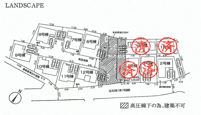 青梅市今寺2丁目　新築戸建全12棟の区画図