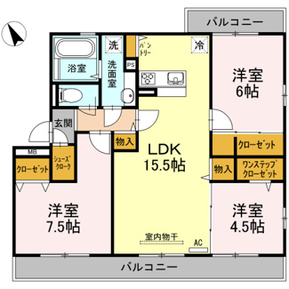 【間取り】 | Tortuga　C