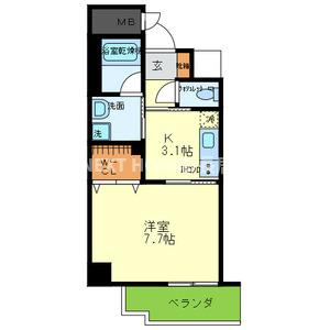 フォーゼ安堂寺の間取り