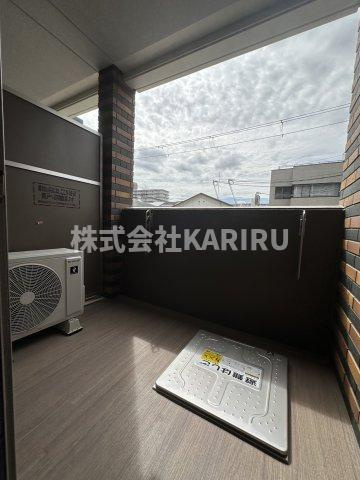 セイワパレス深江橋駅前のバルコニー