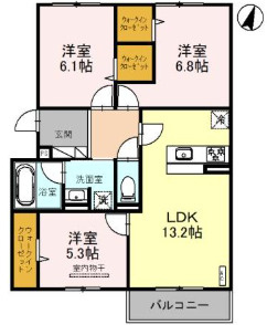 エレナ本山の間取り