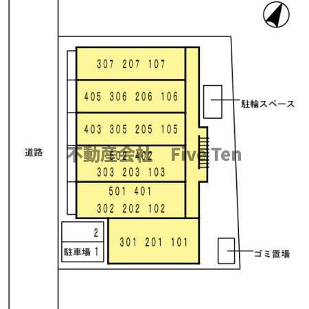 ラ・フォルテ弦巻の区画図