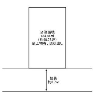 加古川市神野町石守　　売土地の土地図