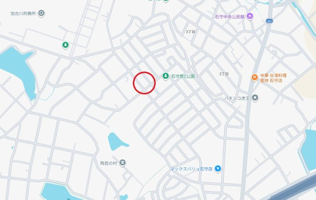 加古川市神野町石守　　売土地の地図
