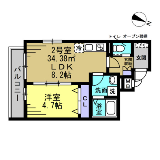 【間取り】 | Moderato