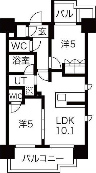 SK RESIDENCES SHINSAIBASHI (旧 SK RESIDENCES)の間取り