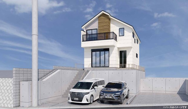 横浜市青葉区藤が丘2丁目 新築戸建て【仲介手数料無料】カースペース2台