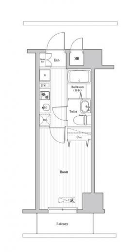 レジディア西船橋の間取り