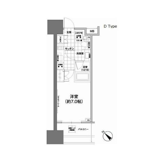 【間取り】 | パークハビオ武蔵小山
