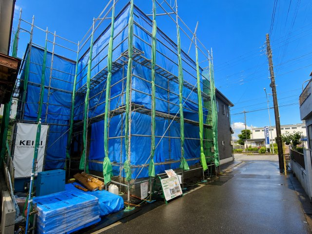 三郷市　幸房　新築戸建　　全1棟の前面道路含む現地写真|前面道路含む現地写真です
