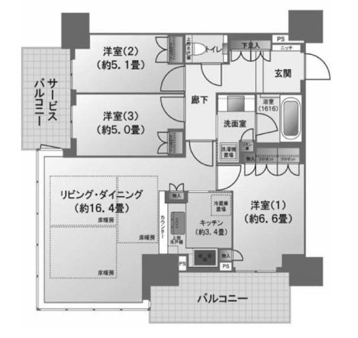 グランドメゾン新梅田タワー THE CLUB RESIDENCE