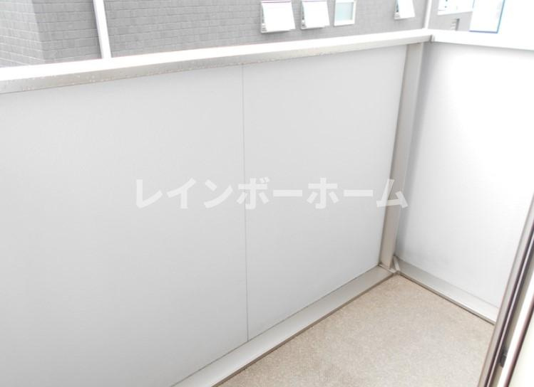 ハイツ　ハピネスのバルコニー